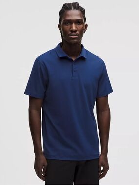 Lululemon Men's ShowZero Slim-Fit Polo Shirt, Navy- Large NWOT